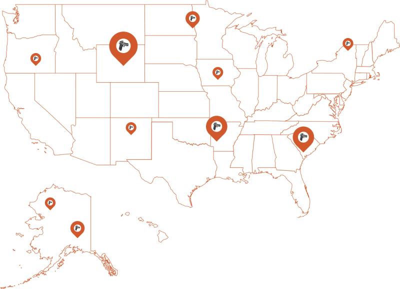 Map of local dealers